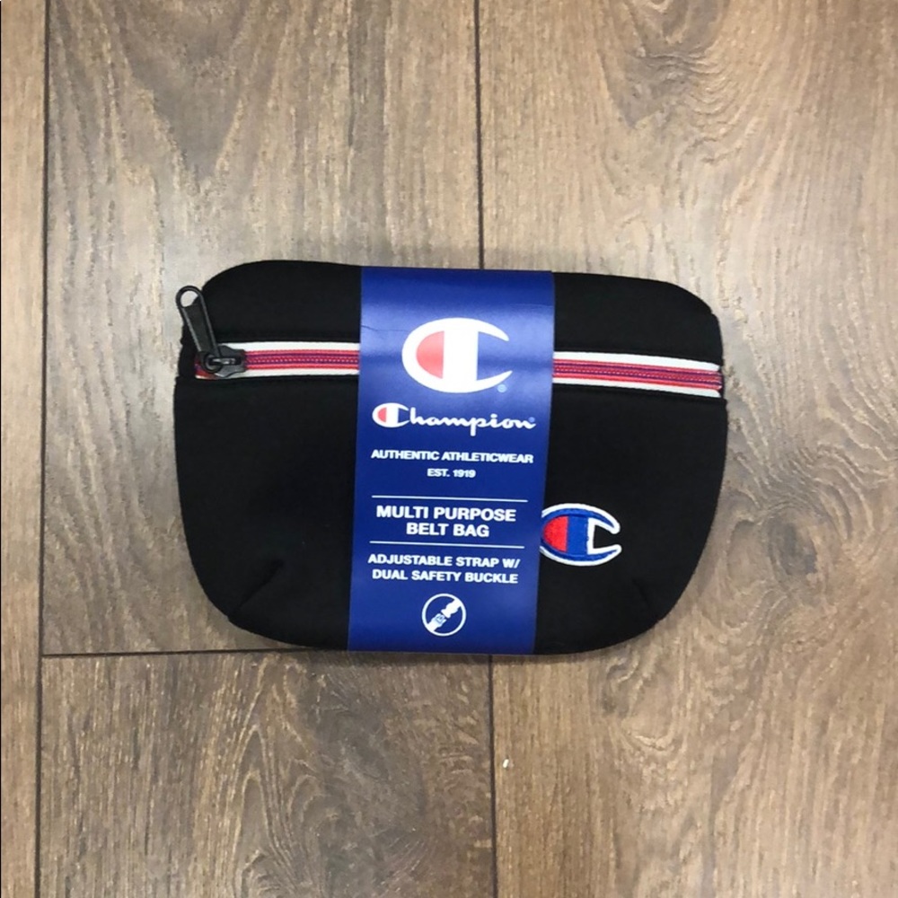 NWT Champion Black Multi Purpose Belt Bag